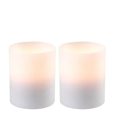 Deep White S/2 Artificial Candle