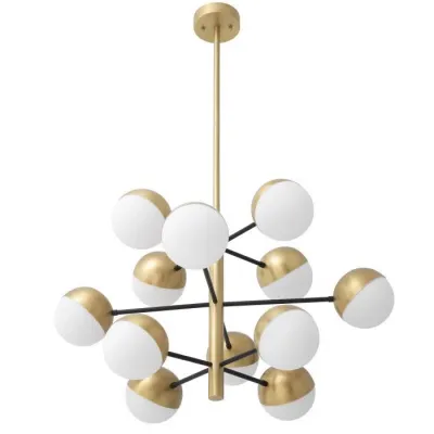 Chandelier Cona Small Antique Brass Finish