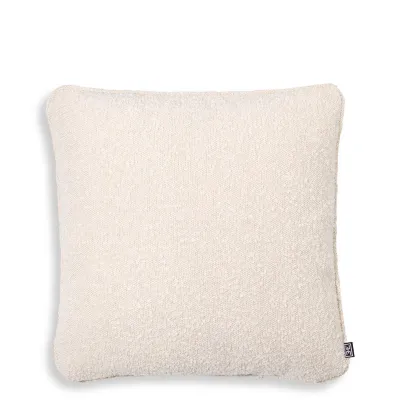 Bouclé Small Cream Decorative Pillow