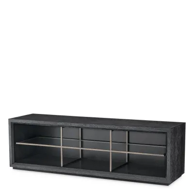 Hennessey Small Charcoal Grey Oak Veneer TV/Media Cabinet