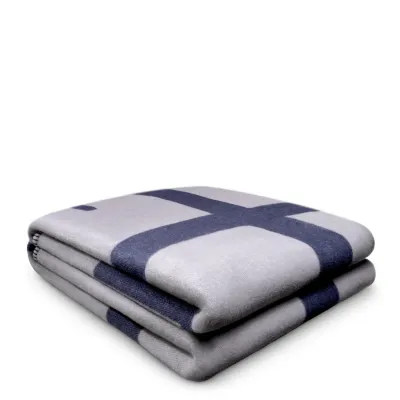 Zera Blue Throw Blanket