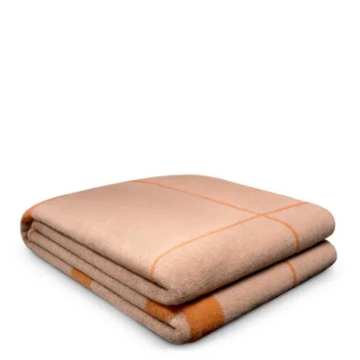 Rhoda Orange Throw Blanket