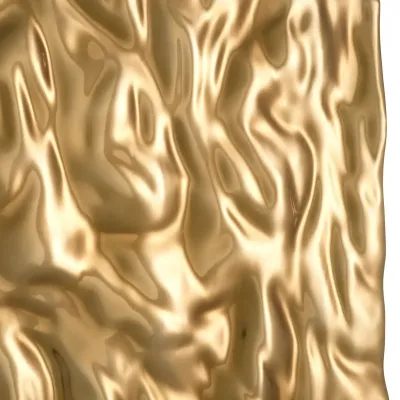 Nulci Gold Finish Wall Object