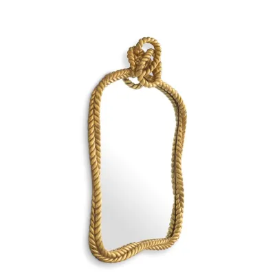 Vincenso Antique Gold Rectangular Mirror