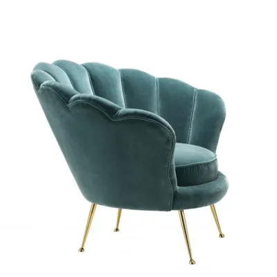 Chair Trapezium Cameron Deep Turquoise