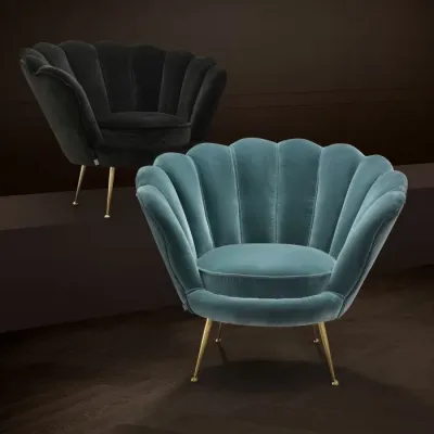 Chair Trapezium Cameron Deep Turquoise