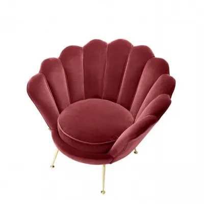 Chair Trapezium Cameron Wine Red