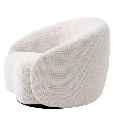 Swivel Chair Amore Lyssa Off-White