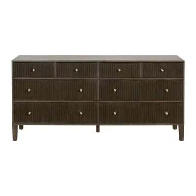 Highland 8-Drawer Double Dresser - Dutch Brown Oak