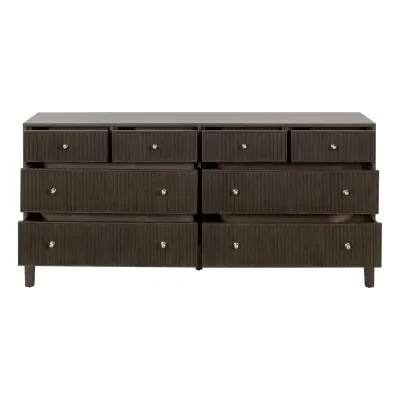 Highland 8-Drawer Double Dresser - Dutch Brown Oak