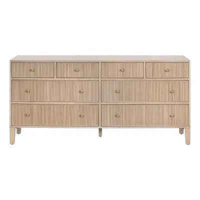 Highland 8-Drawer Double Dresser Natural Oak