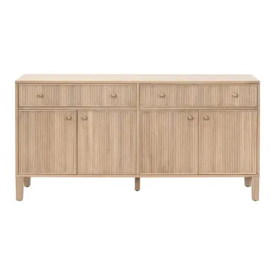 Highland Media Sideboard - Natural Oak