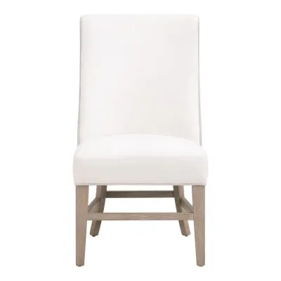 Duet Head Chair - LiveSmart Peyton-Pearl, Performance Bisque French Linen, Natural Gray Ash