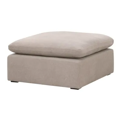 Sky Espresso Performance Latte Micro Boucle Modular Ottoman