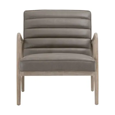 Tahoe Club Chair Contract Ore Gray Synthetic, Natural Gray Oak