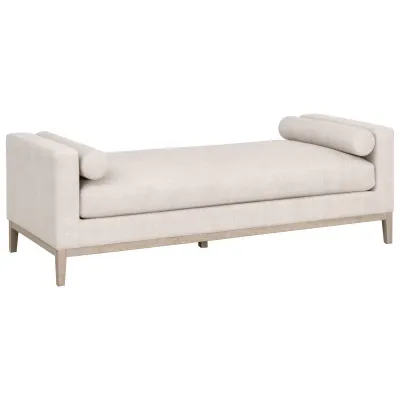 Keaton Daybed Bisque, Natural Gray Oak