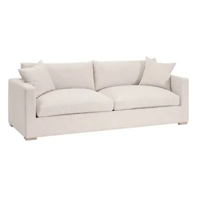 Newport Desert Accoya LiveSmart Shapiro-Sand Outdoor Track Arm Sofa 91"