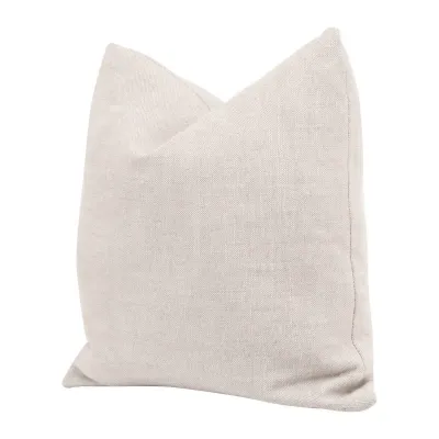 The Basic 22" Essential Pillow, Set of 2 Bisque