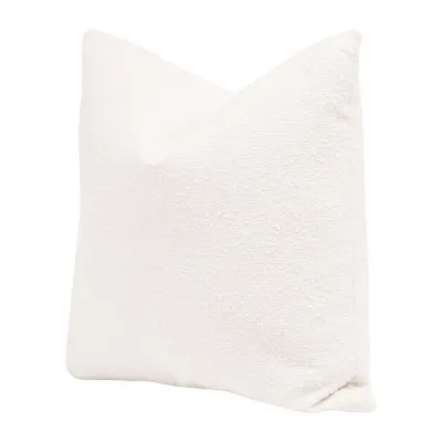 The Basic 22" Essential Pillow, Set of 2 Performance Boucle Snow