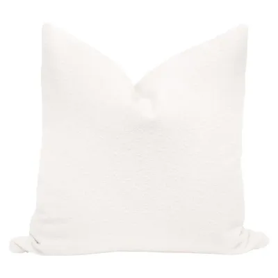 The Basic LiveSmart Boucle-Snow Essential Euro Pillow 26" Set of 2
