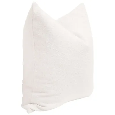 The Basic LiveSmart Boucle-Snow Essential Euro Pillow 26" Set of 2