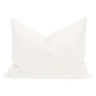 The Basic LiveSmart Boucle-Snow Essential Dutch Pillow 34" Set of 2