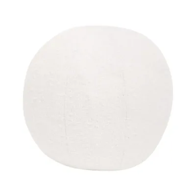 The 12" Essential Sphere Pillow - LiveSmart Boucle Snow