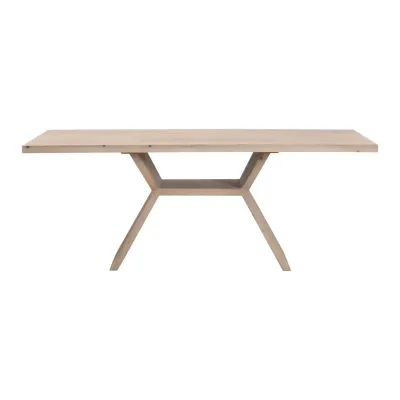 Bridge Smoke Gray Pine Dining Table