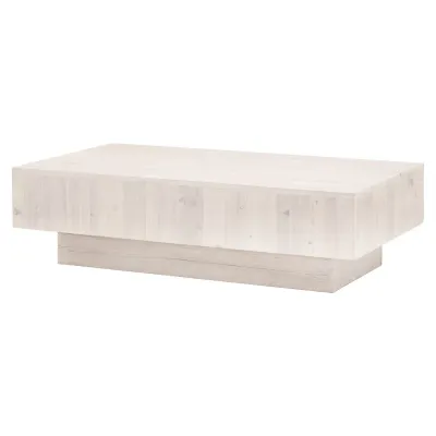 Montauk Coffee Table White Wash Pine
