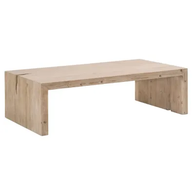 Reed Coffee Table Smoke Gray Pine