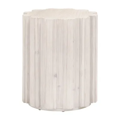 Roma Accent Table White Wash Pine