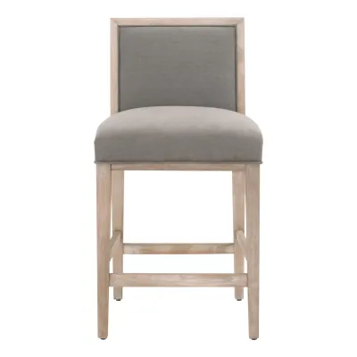 Martin Counter Stool LiveSmart Peyton-Slate, Natural Gray, Set of 2