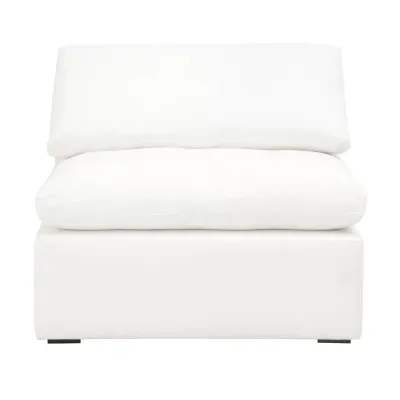 Sky Modular Armless Chair Livesmart Peyton-Pearl, Espresso