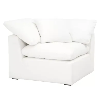 Sky Modular Corner Chair Livesmart Peyton-Pearl, Espresso