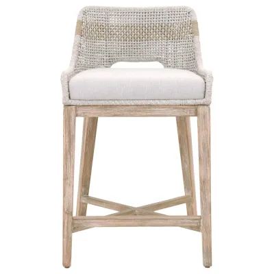 Tapestry Counter Stool Taupe White
