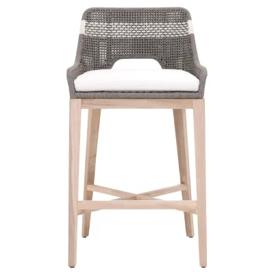 Tapestry Outdoor Barstool Dove Flat Rope
