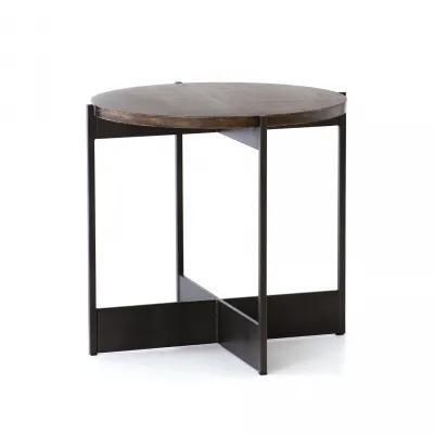 Shannon End Table English Brown Oak