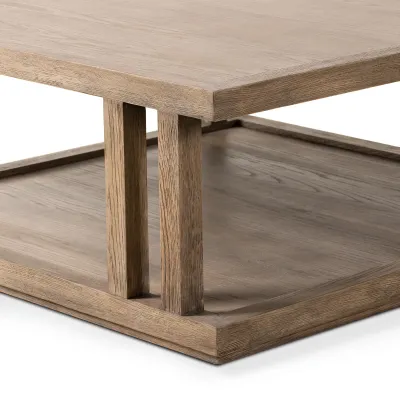 Charley Coffee Table Warm Natural Oak Veneer