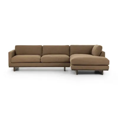 Everly 2-Piece Sectional Antwerp Cafe Right Chaise 70"