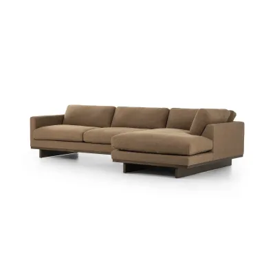 Everly 2-Piece Sectional Antwerp Cafe Right Chaise 70"