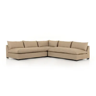 Grant 3 Pc Sectional Heron Sand