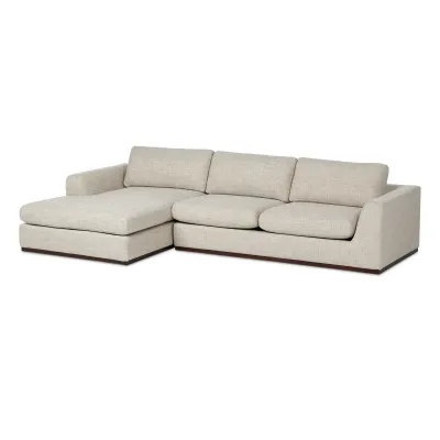 Colt 2-Piece Sectional Canton Dove Left Chaise