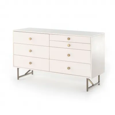 Van 7 Drawer Dresser Matte Alabaster