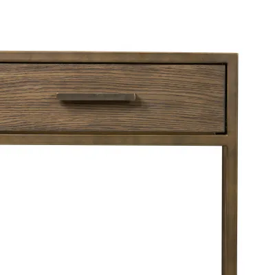 Mason Nightstand Dark Hazel