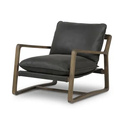 Ace Chair Umber Black