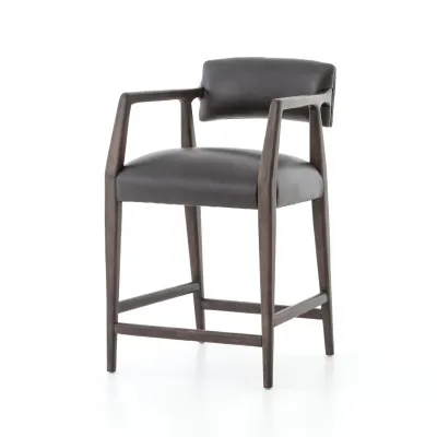 Tyler Chaps Ebony Counter Stool