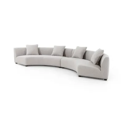 Liam 2 Piece Sectional Knoll Sand