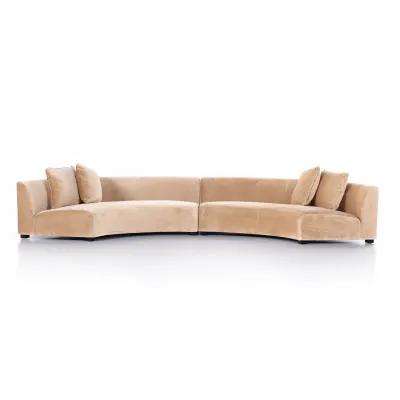 Liam 2Pc Sectional Surrey Camel