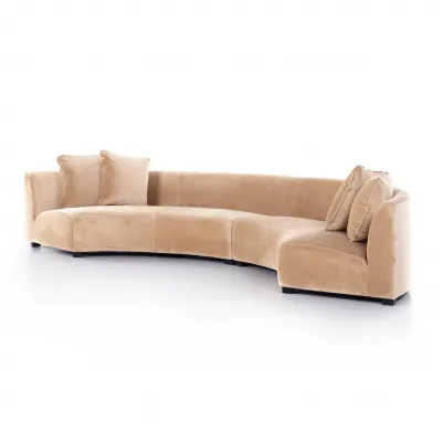 Liam 2Pc Sectional Surrey Camel