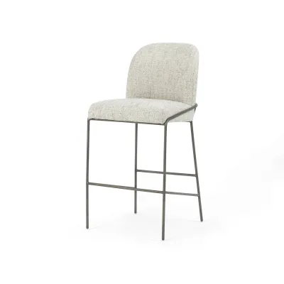 Astrud Bar Stool Lyon Pewter